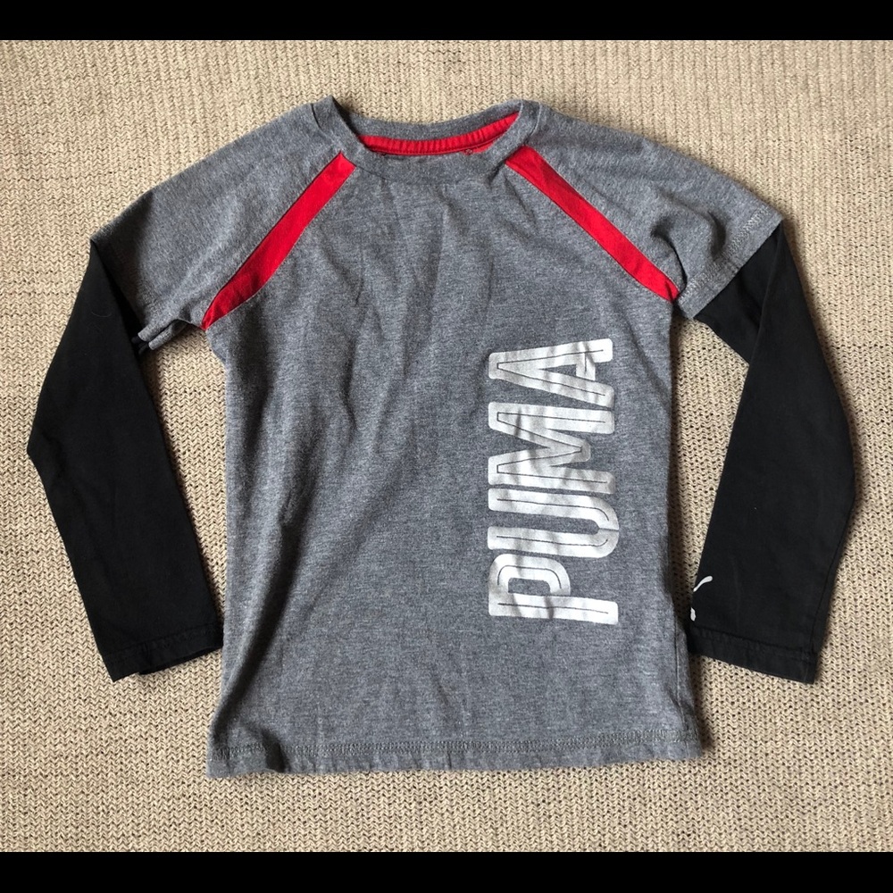 Boys Puma long sleeve shirt
